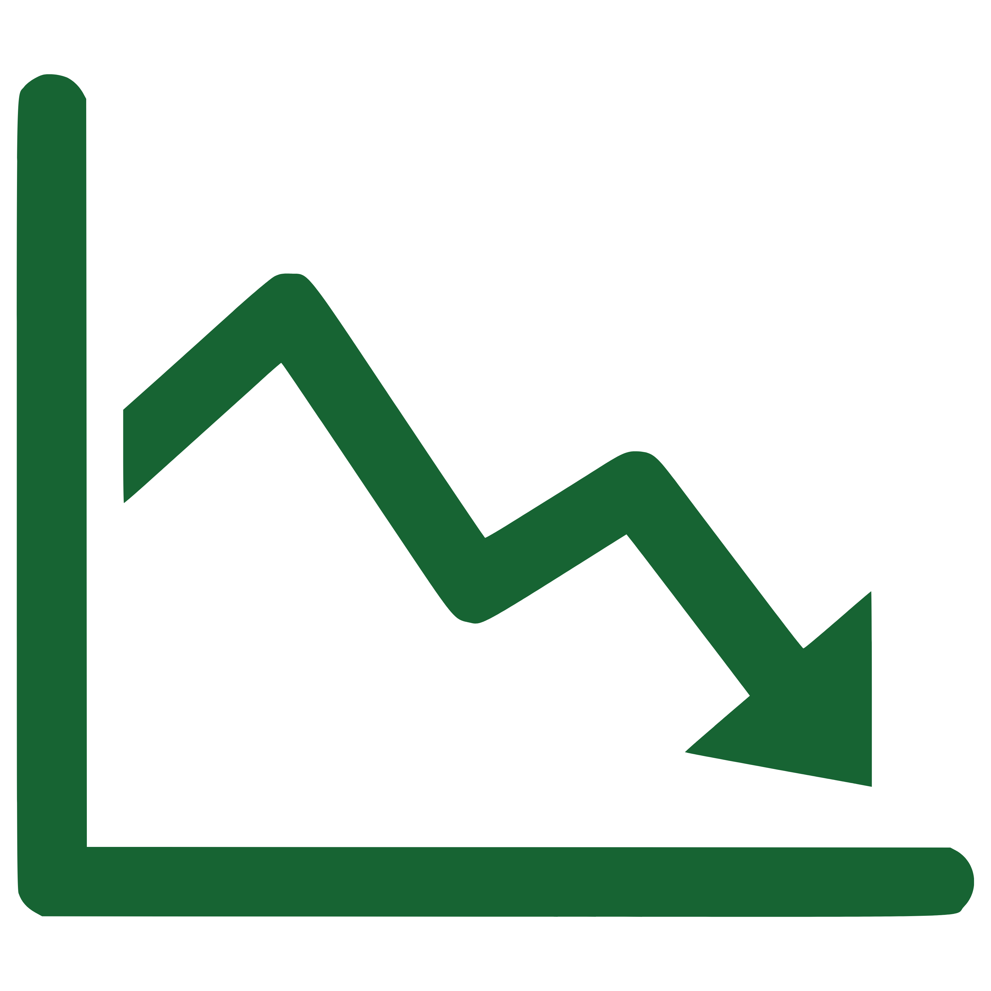 Declining chart icon
