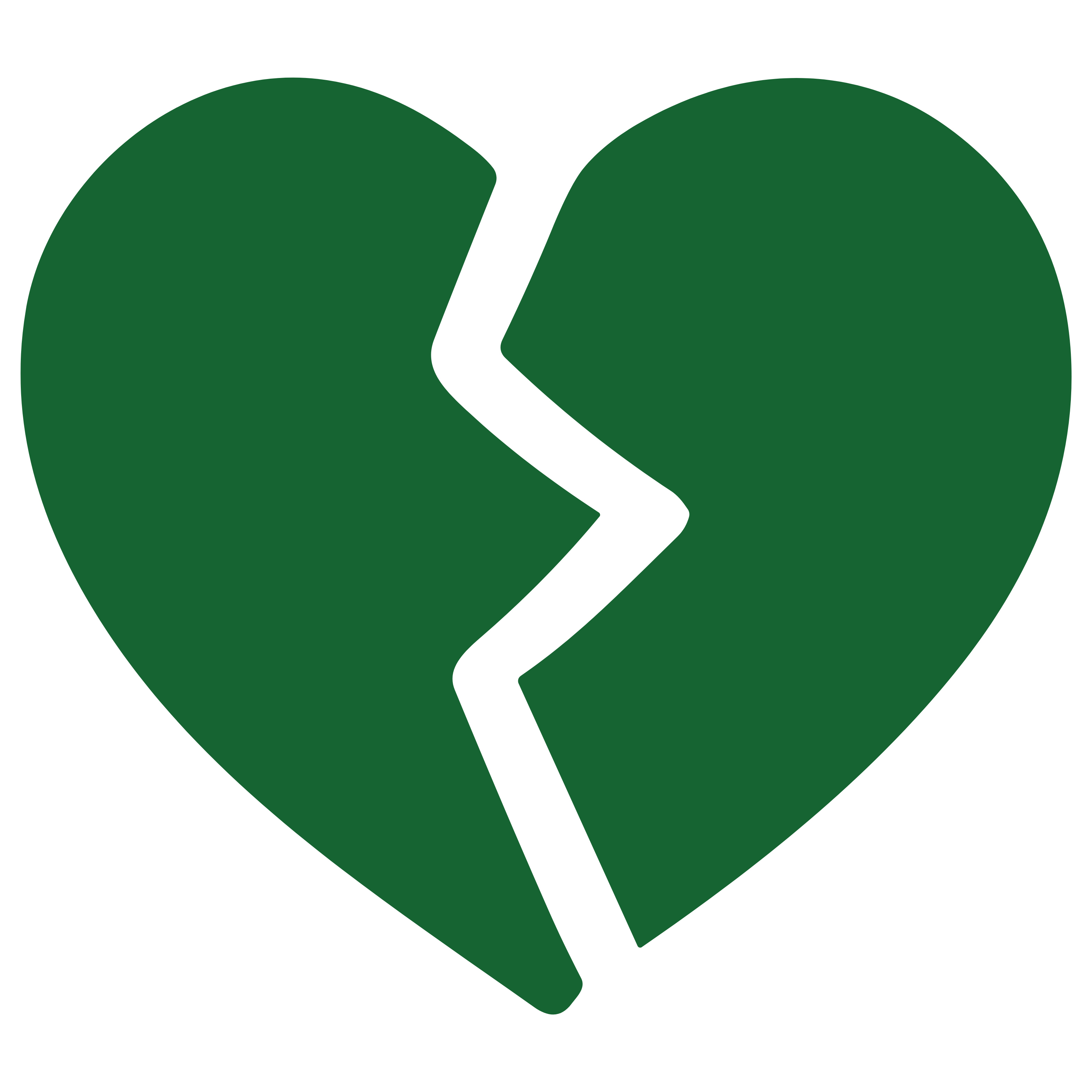 Broken heart icon