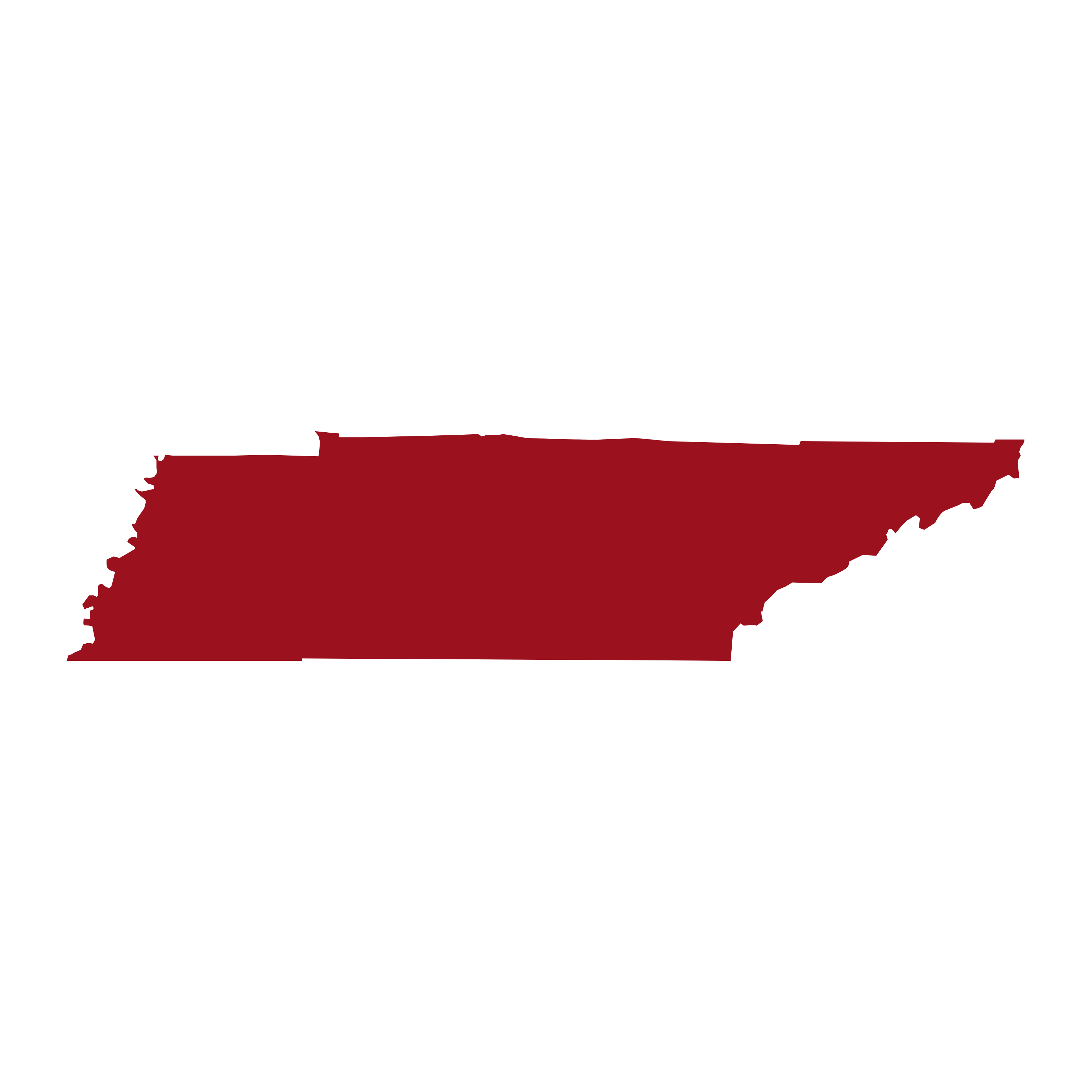 Chattanooga Tennessee State Outline Icon