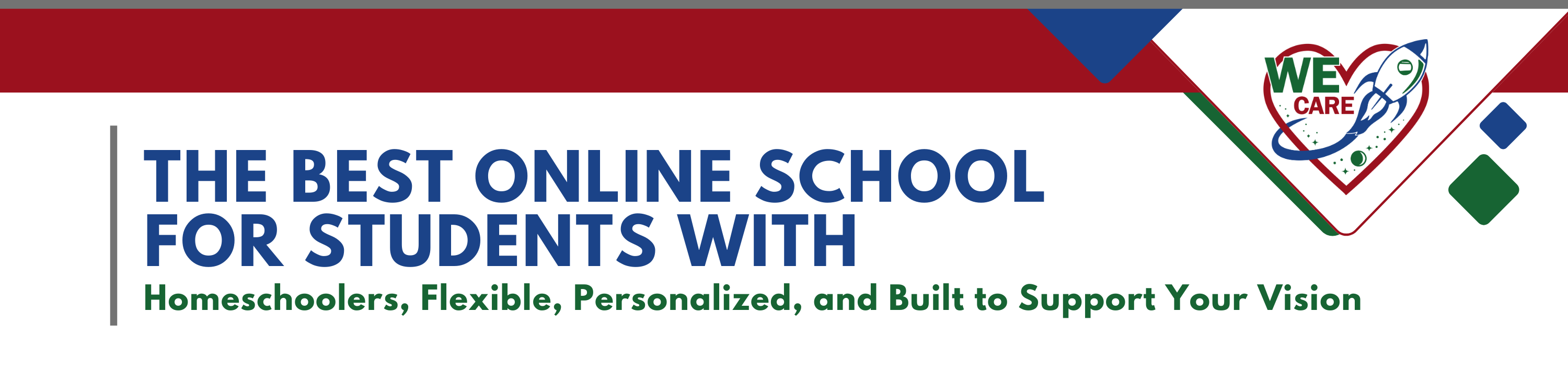 Homeschoolers, Flexible, Personalized, and Built to Support Your Vision