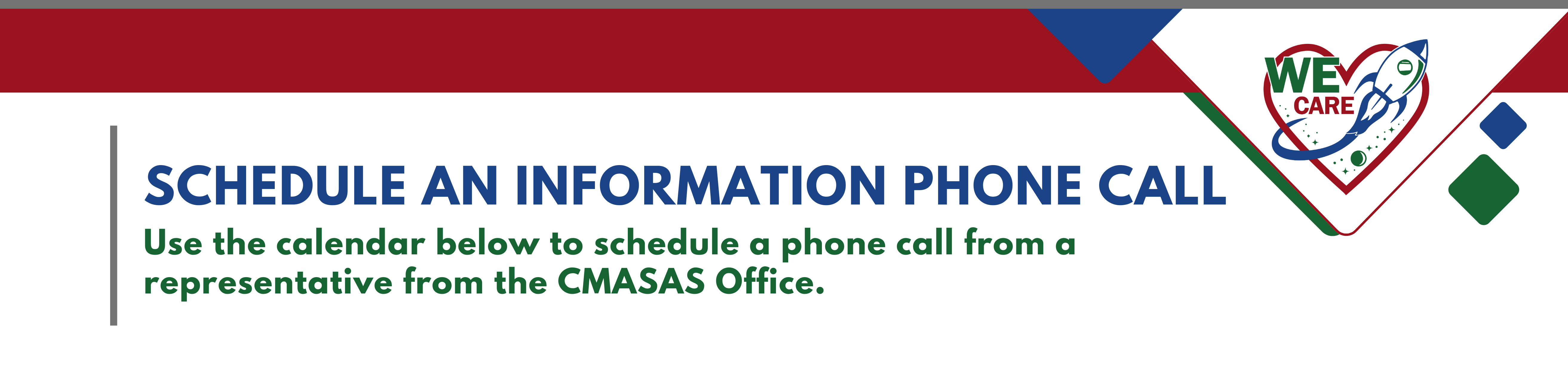 Schedule an information phone call
