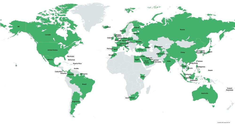 Student map