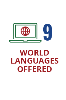 9 World Languages Offered