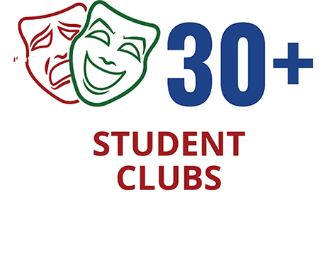 30+ student clubs